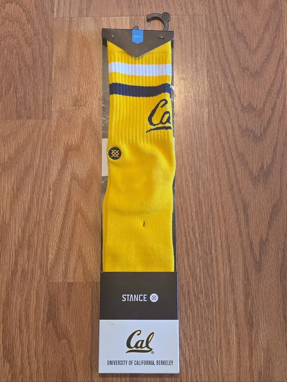 Stance Cal Bears Socks M556D16CAL-GLD Large Classic CREW 556 NEW NWT UC BERKELEY
